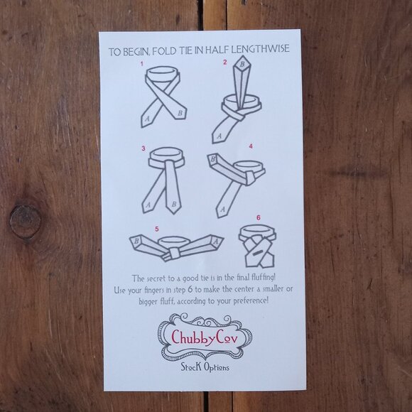 New Chubby Cov Stock Tie - Picture 4 of 4